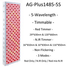 AG-Plus 300W-1500W 660nm Red Light Therapy Full Body 850nm Infrared Light LED
