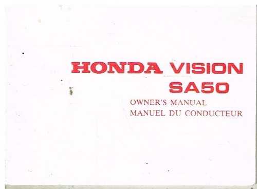 Honda sa50 vision original - sa50,