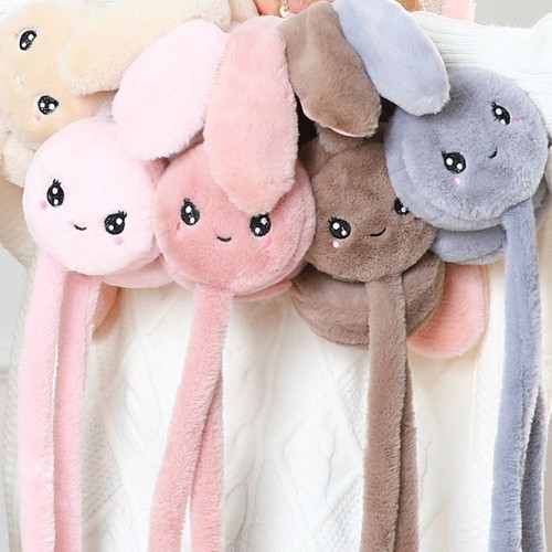 Caps moving rabbit earmuffs - caps,