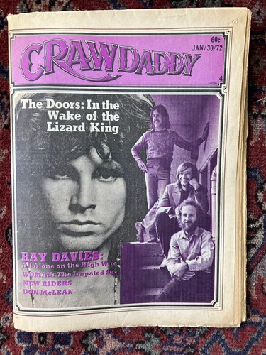 Crawdaddy 1972 jim morrison - jim,