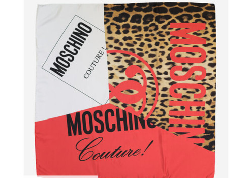 Moschino silk twill scarf - moschino,