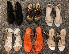 8 Pair Of Ladies Dress Shoes. Good Condition. Size 6 UK. 38 EUR. See pictures. 