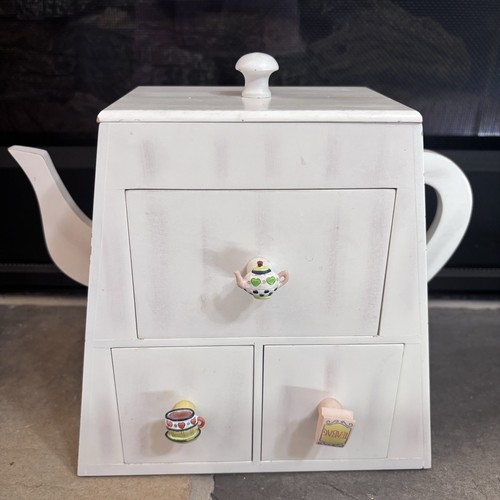 Vtg whimsical teapot tea - vtg,