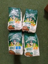James Wellbeloved Turkey & Rice 3x2kg & Fish & Rice 2kg Dog Food See Pics