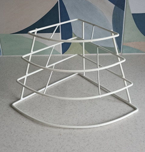 Vintage corner plate - vintage, rack