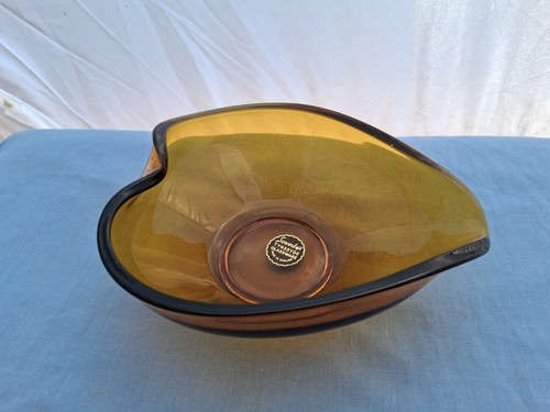 Vintage sowerby amber glass - vintage,