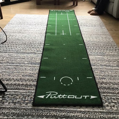 Putout putting practice - putting, mat
