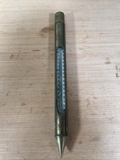 Old Brass Industrial Thermometer. Hopkinson ? and 2 Other Brass Tubes?