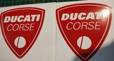 2 X DUCATI CORSE - Vinyl Decal