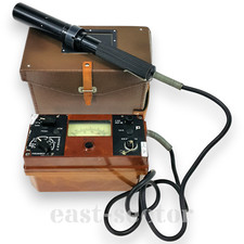 Polish Army Military Radiation Geiger Meter-DP75 Set Measurer Gamma Dosimeter