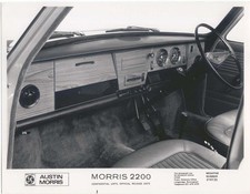 Morris 2200 Landcrab interior circa 1972 original b&w Press Photo No. 216170