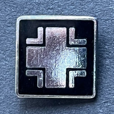 MOTORCYCLE Pin Badge Cross 1%