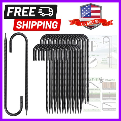 Rebar stakes inch hook - stakes, 12