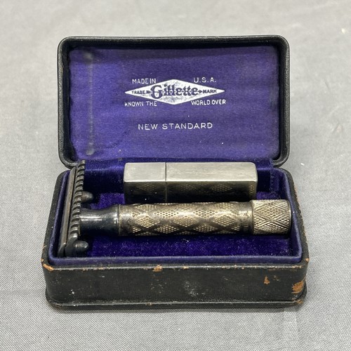 Antique gillette safety razor - antique,