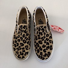 Vans Leopard Print Felt Slip