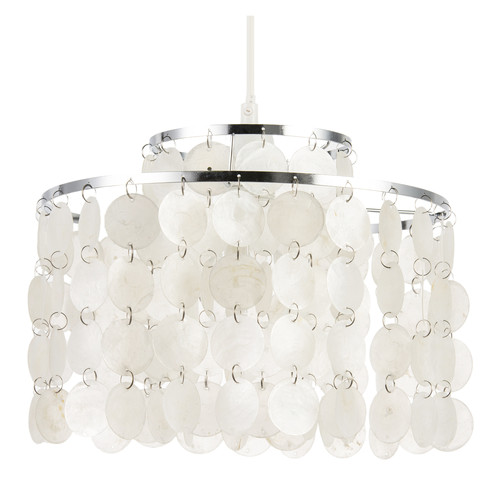 Chrome pendant shade - pendant,