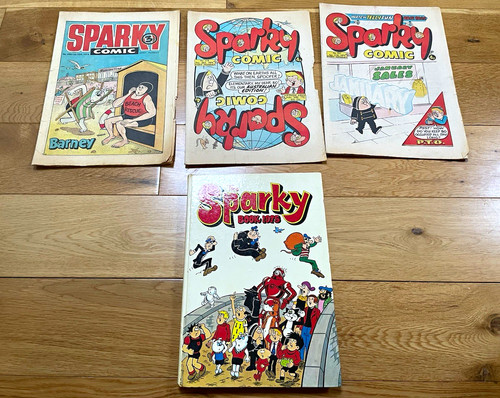 Vintage sparky topper - &, comic
