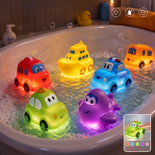 Light baby bath toys for - light,