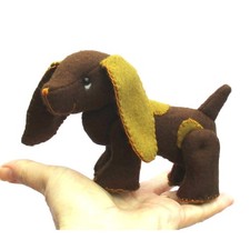 Bernie dachshund puppy felt