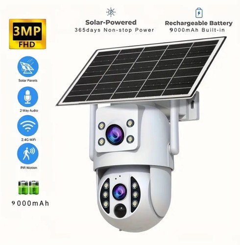 3mp dual lens solar - 3mp,