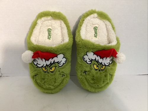 Seuss grinch slippers sz m - seuss,