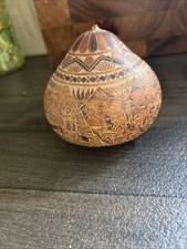 Beautifully carved gourd - carved,