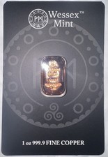 NEW Wessex Mint 1oz 999.9 Fine
