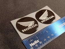 2x50mm HONDA Gel Decals Black