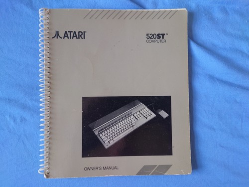Atari 520st owner - atari, manual