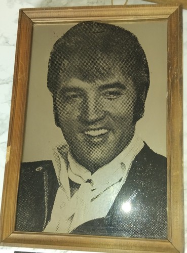 Elvis presley wall mirror - wall,