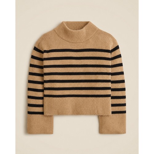 Crew striped mock neck - j.crew,