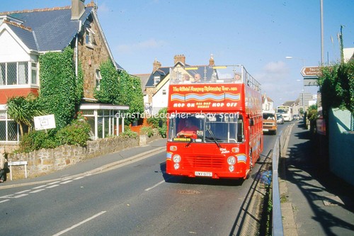 35mm bus slide summercourt - bus,