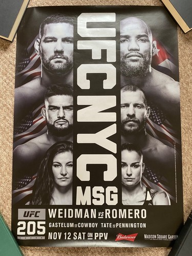 Ufc 205 nyc poster wiedman - wiedman, vs