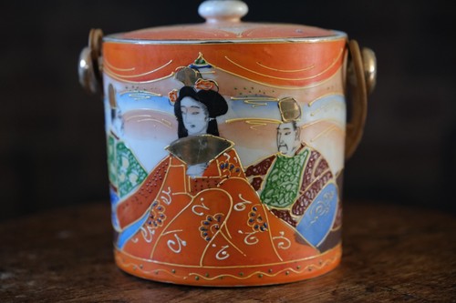 Japanese kutani porcelain tea - porcelain,