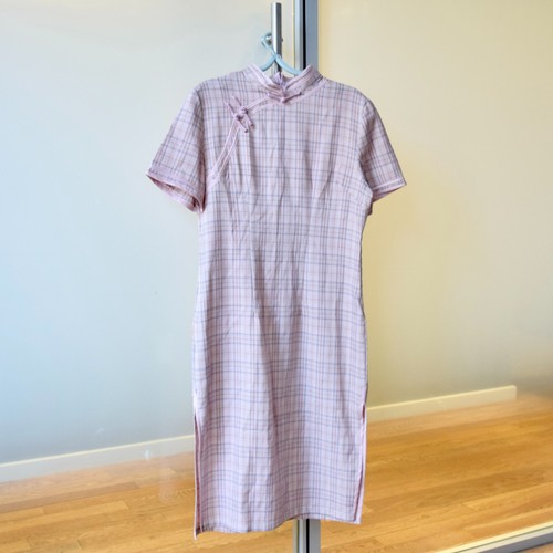 Pink blue plaid - blue,