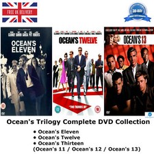 OCEAN'S TRILOGY COLLECTION 11 Eleven, 12 Twelve, 13 Thirteen NEW UK REGION 2 DVD