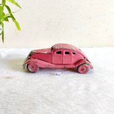 1950s Vintage Sedan Car Litho