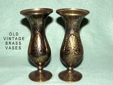 * Pair of OLD / VINTAGE Brass