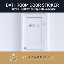 Bathroom Door Sign Man Women