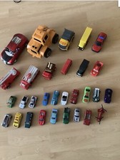 Massive Toy Car Bundle Of 30 Vehicles Diecast Plastic Fire Engines Truck Job Lot