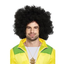 JUMBO BLACK CURLY AFRO WIG