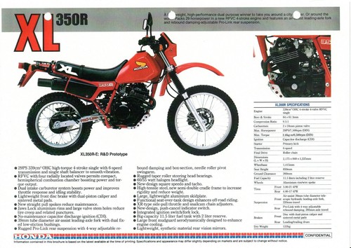 1984 honda xl350re trail - 1984,