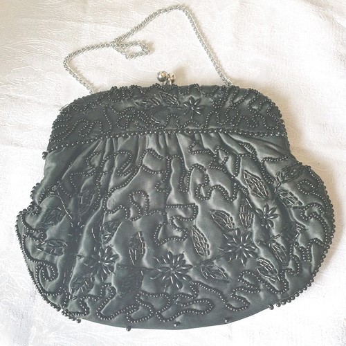 Vintage evening bag black - evening,