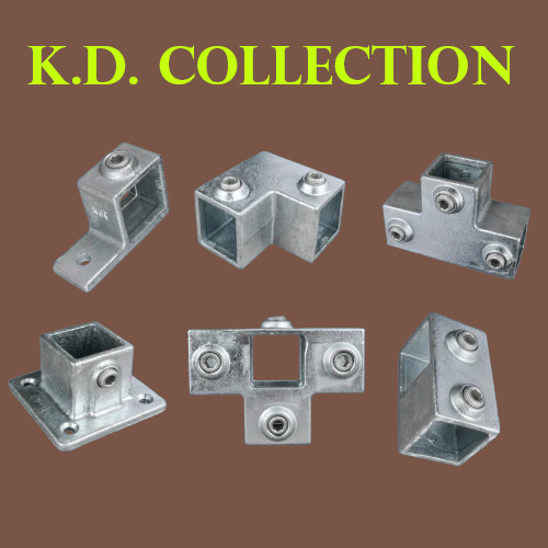 Cheap galvanised square clamps - galvanised,