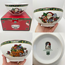 Rare Portmeirion Studio Christmas Story Bowl by Susan Winget Decorative Dish