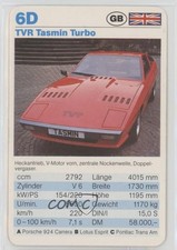 1981 Dubreq Top Trumps Cars