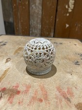 Hand Carved Soapstone Tea Light Candle Holder Home Decor Handmade