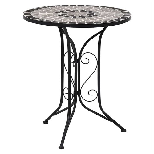 Mosaic bistro table - , grey