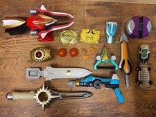 Power Rangers Wild Force Weapons Bundle Jungle Blaster Crystal Saber battlizer