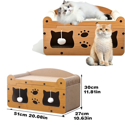Large cat house - house, scratcher
